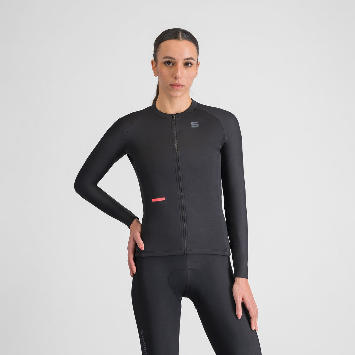 Maglia SPORTFUL SUPERNOVA da donna a maniche lunghe nera