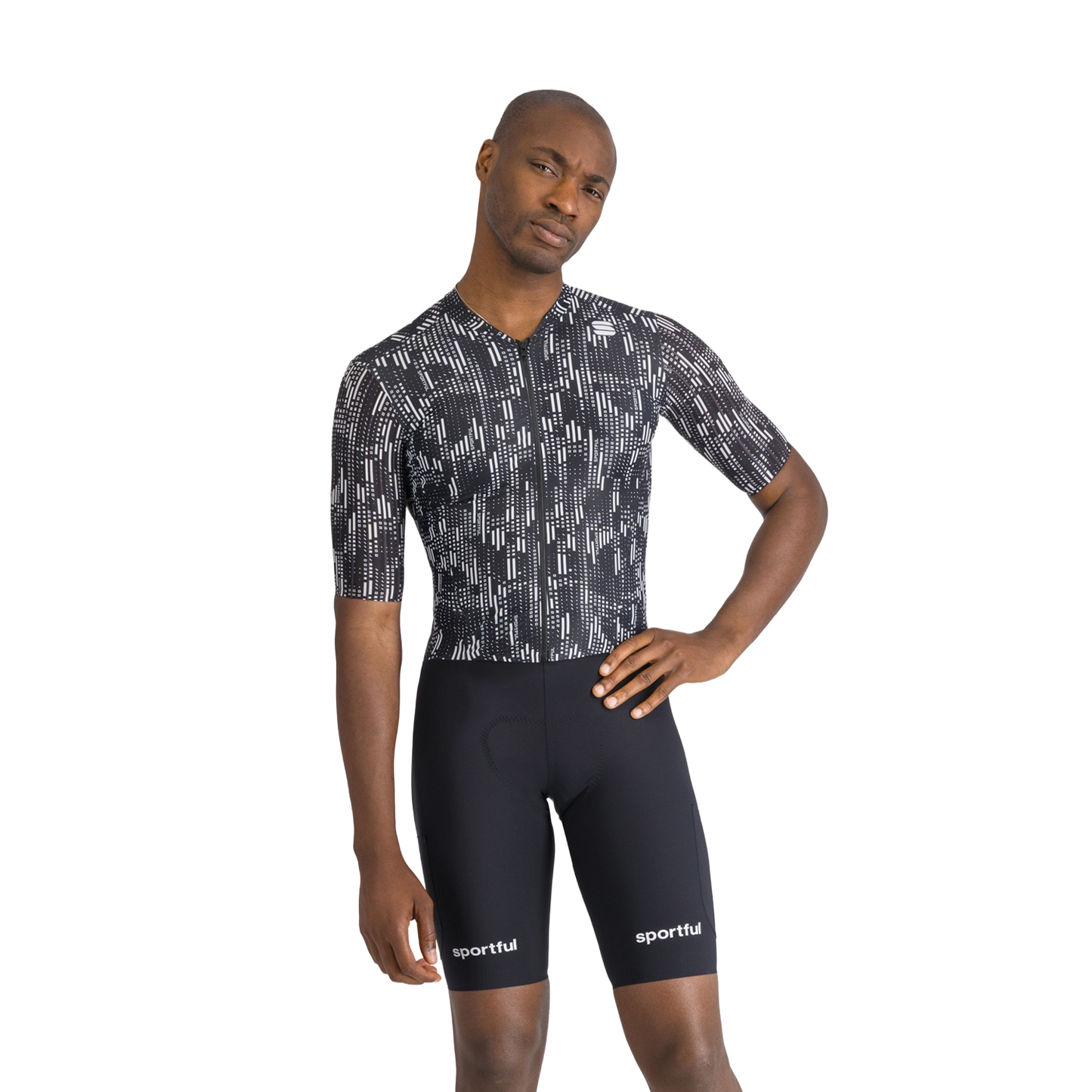 SPORTFUL G-SUIT manica corta nero/bianco