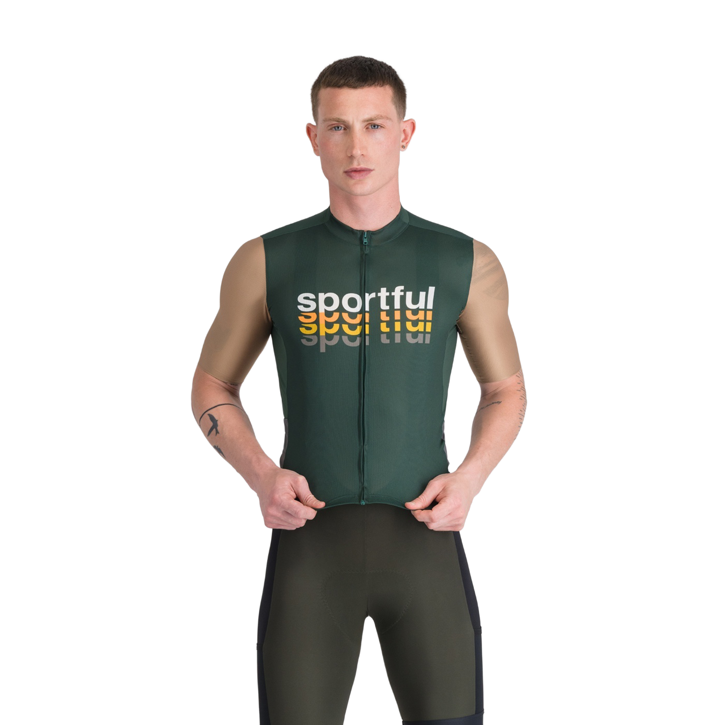 SPORTFUL SUPERGIARA 2 LOGO Maglia a maniche corte Khaki