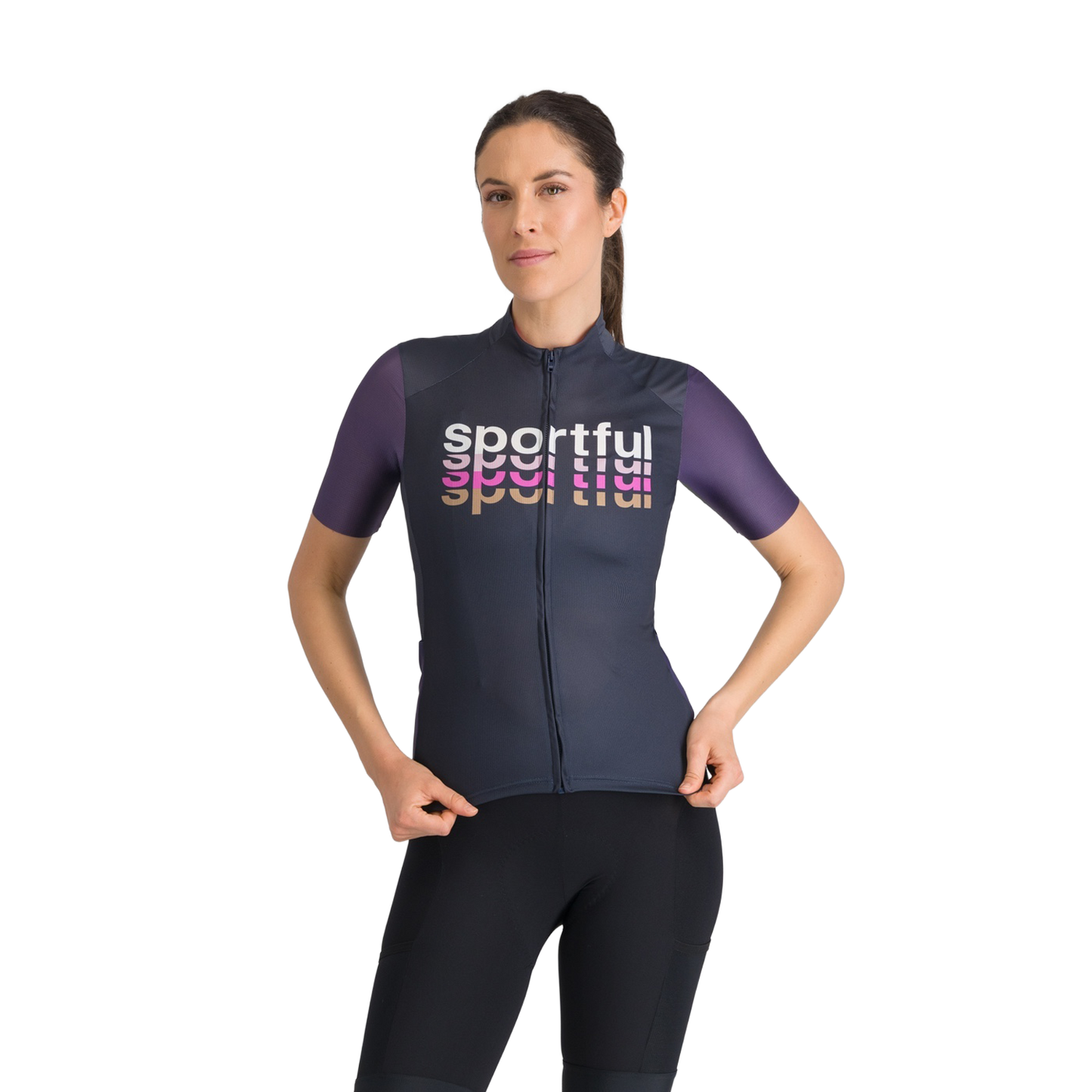 Maglia a maniche corte SPORTFUL SUPERGIARA 2 LOGO Donna Navy