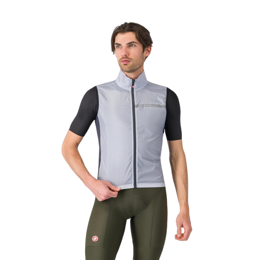 CASTELLI SQUADRA STRETCH Giacca senza maniche Grigio