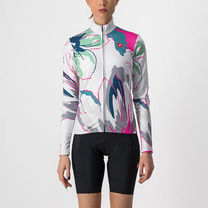 Maglia CASTELLI UNLIMITED THERMAL Donna Maniche Lunghe Grigio/Blu