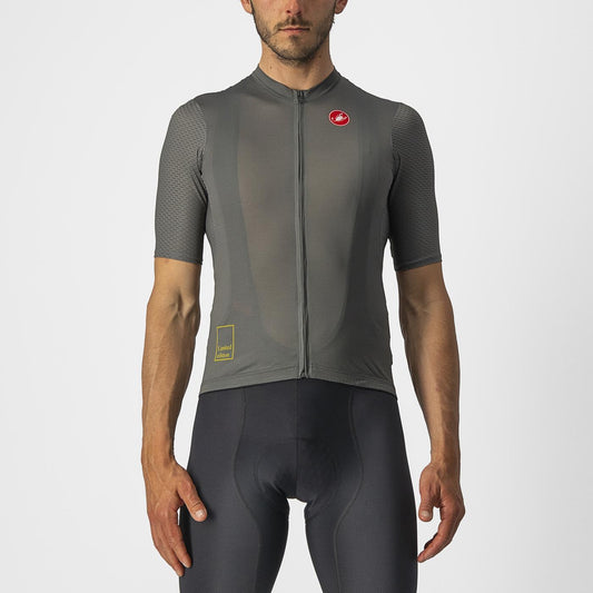 Maglia a manica corta CASTELLI BREATHE ATTACK Grigio/Verde