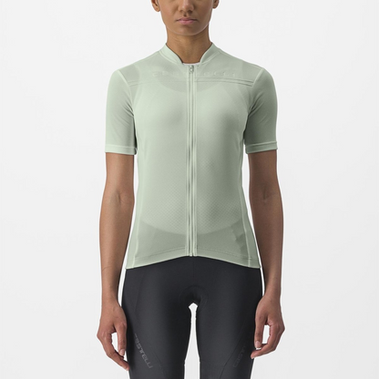 Maglia CASTELLI ANIMA 4 Donna Maniche Corte Verde