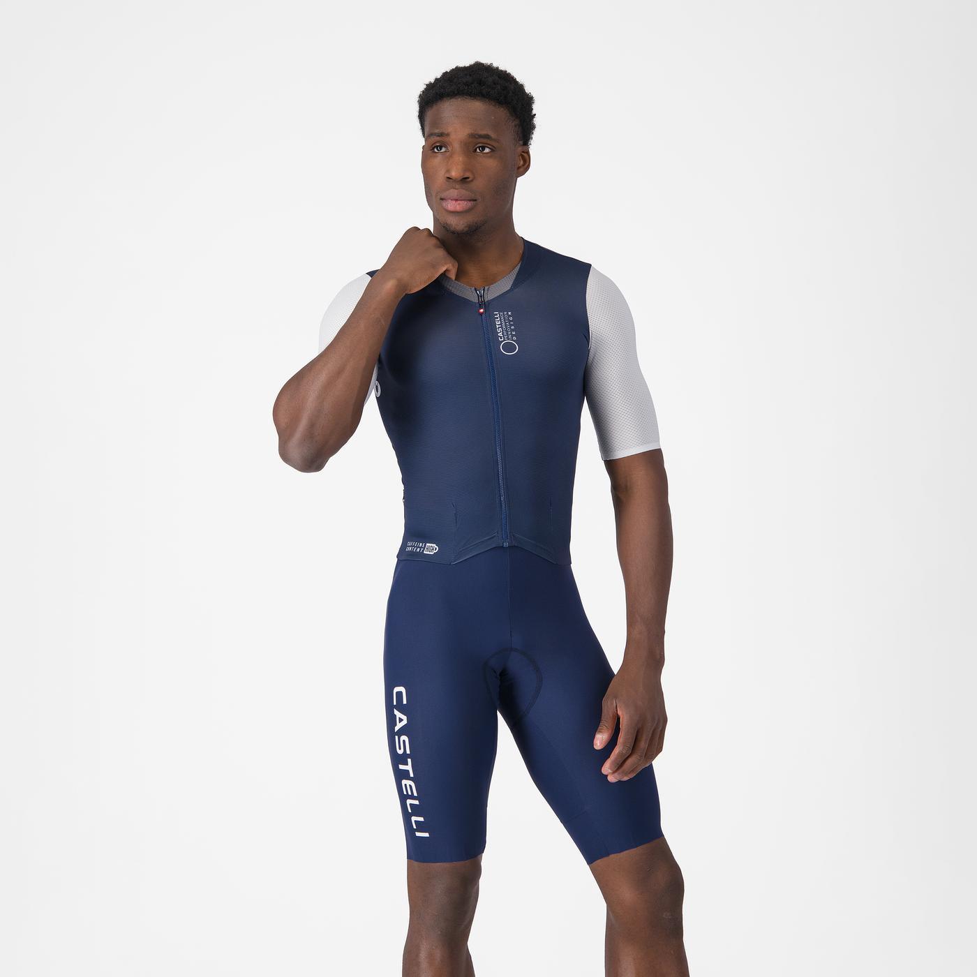 CASTELLI SATURDAY MORNING Tuta blu/bianca
