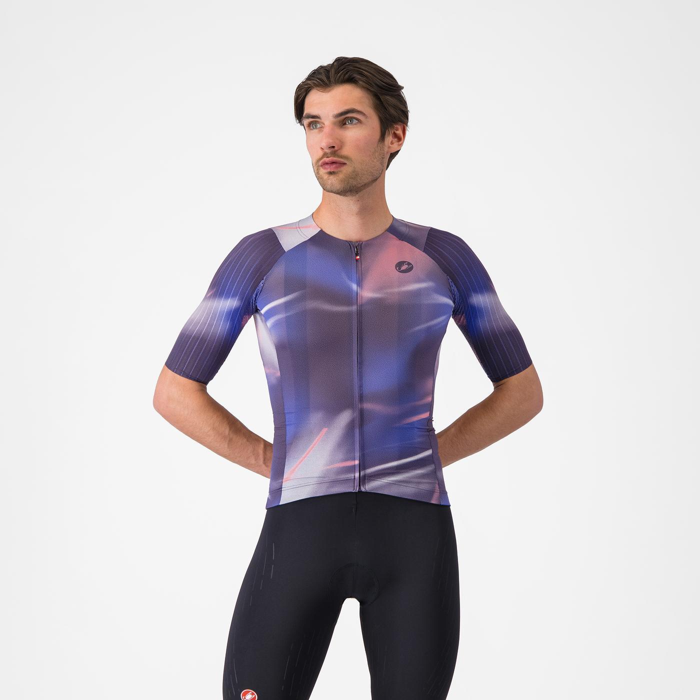Maglia a manica corta CASTELLI AERO RACE 8S Viola