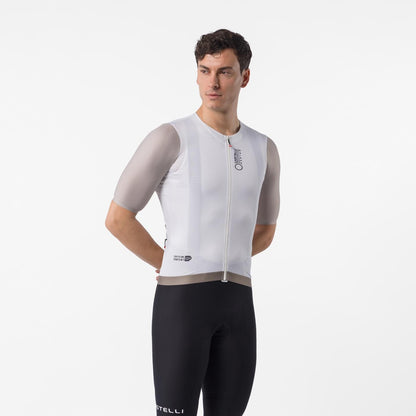 Maglia CASTELLI CORRETTO Maniche Corte Avorio/Clay