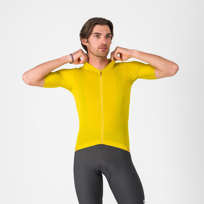 Maglia CASTELLI ESPRESSO 2 Maniche Corte Giallo