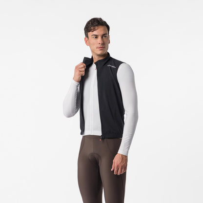 Giacca Senza Maniche CASTELLI ESPRESSO 2 Nero/Bianco