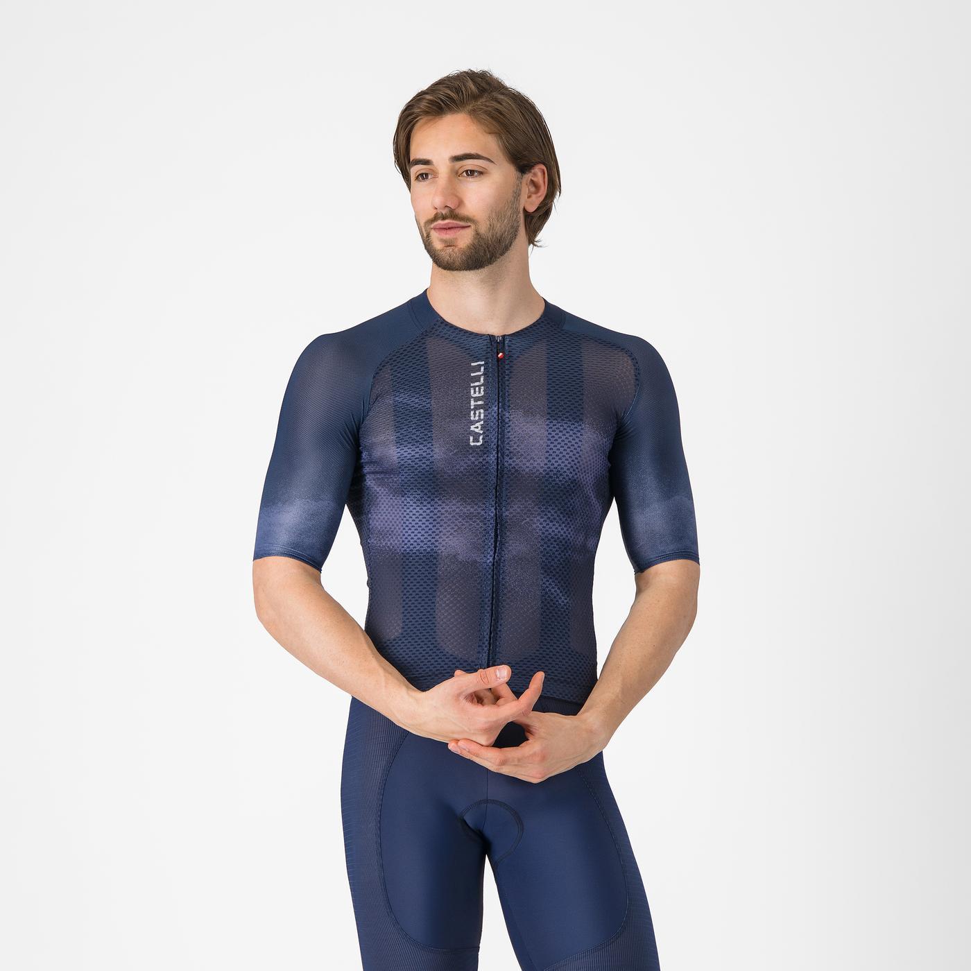 Maglia CASTELLI CLIMBER'S A/C a maniche corte Blu