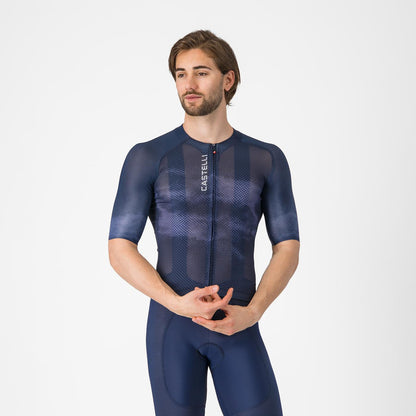 Maglia CASTELLI CLIMBER'S A/C Maniche Corte Blu Navy