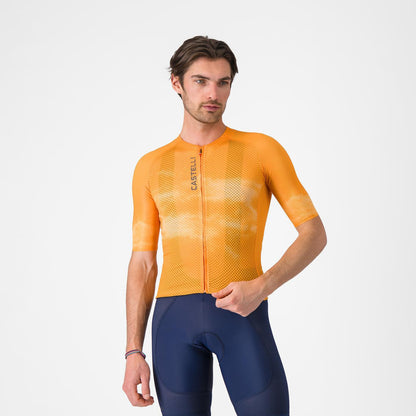 Maglia CASTELLI CLIMBER'S A/C Maniche Corte Arancione