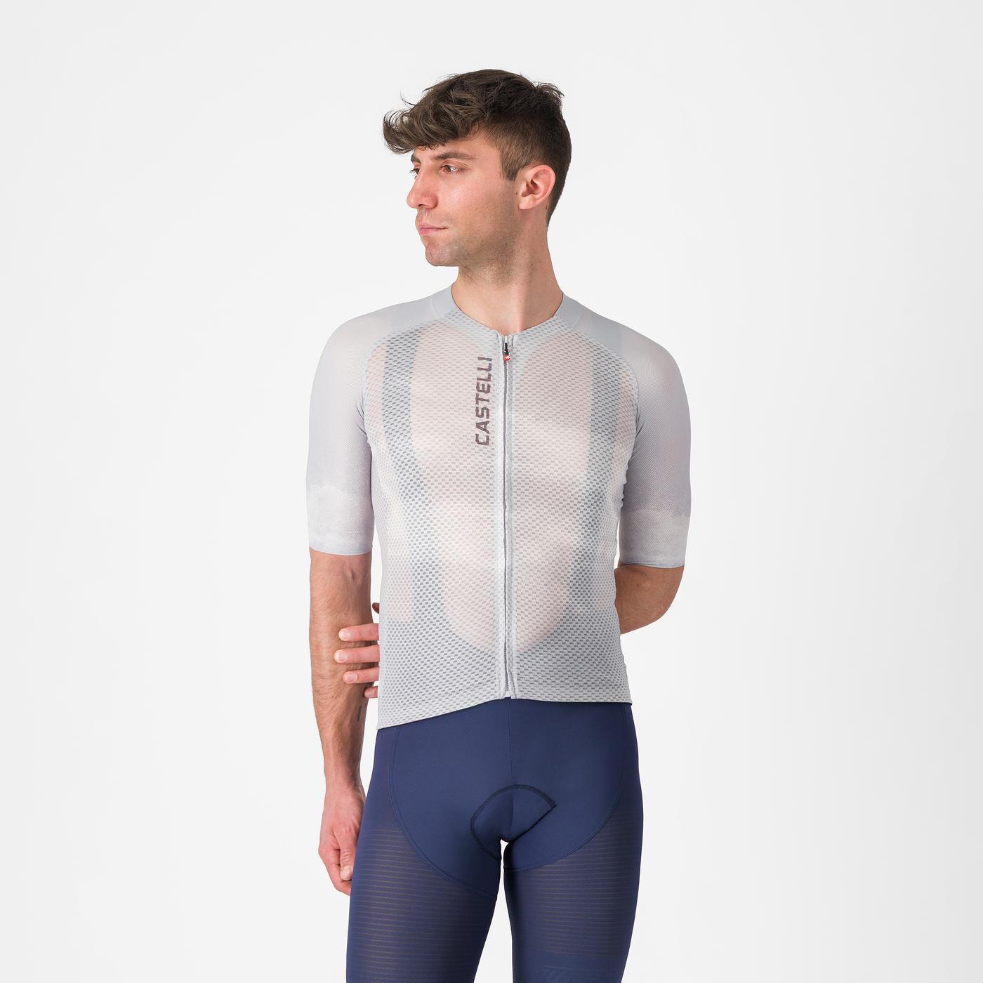 Maglia CASTELLI CLIMBER'S A/C a maniche corte Grigio