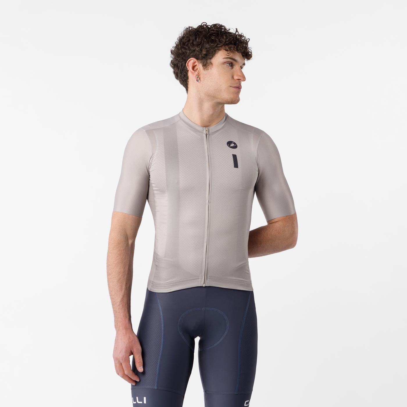 Maglia CASTELLI DRITTONE LOGO Manica Corta Clay