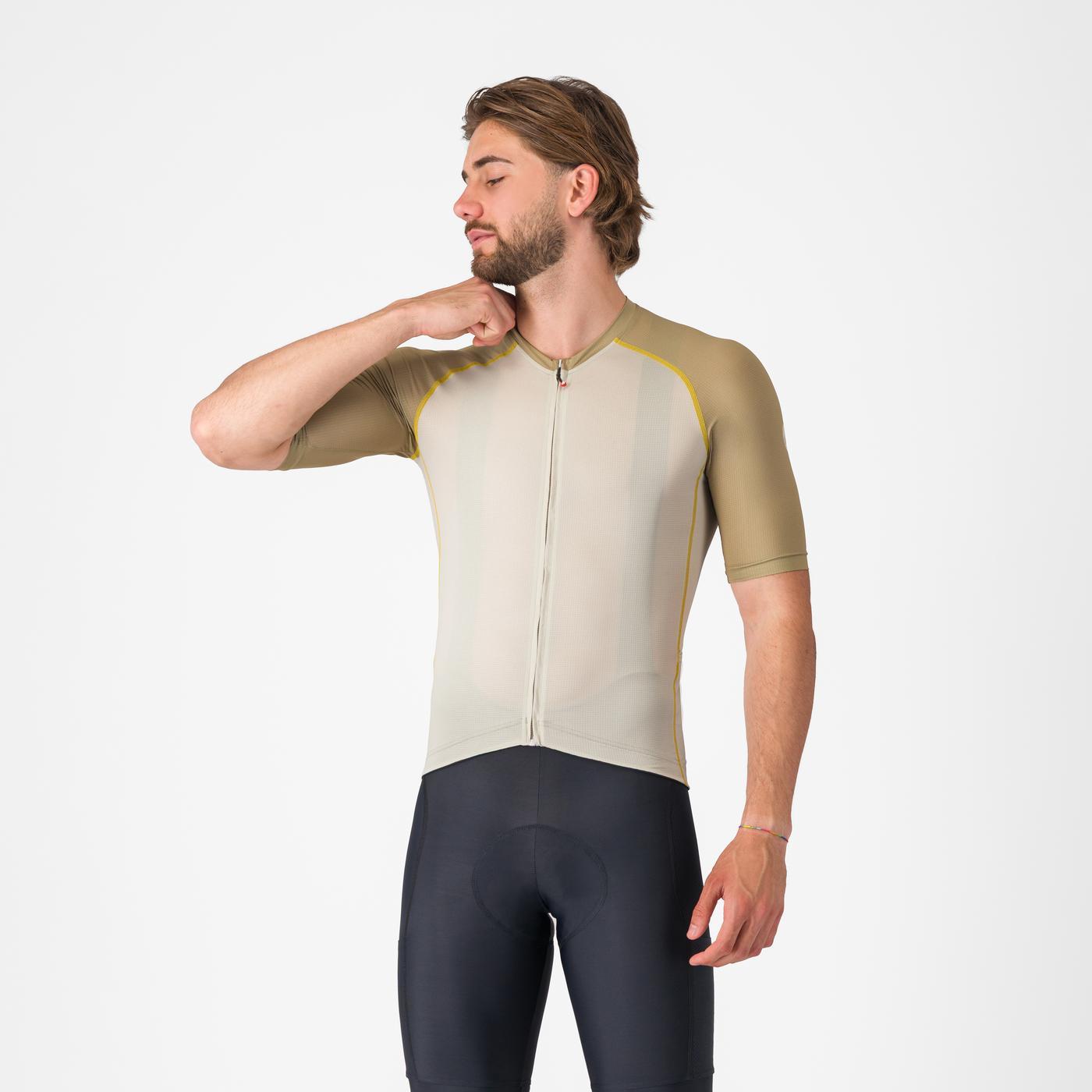 Maglia CASTELLI UNLIMITED ENDURANCE 3 Beige/Khaki