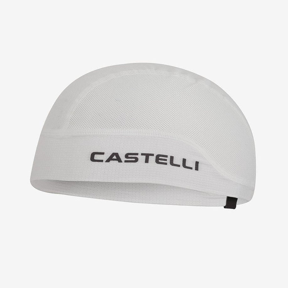 CASTELLI SUMMER Cappello sottocasco bianco