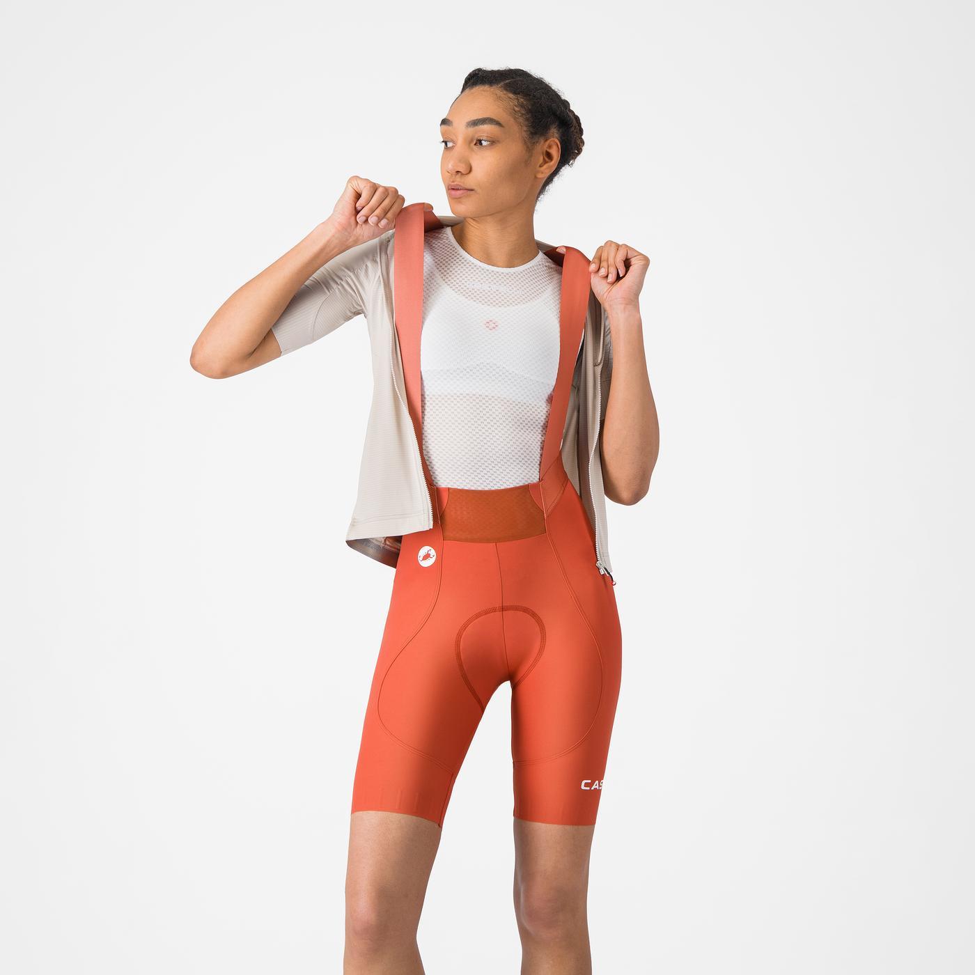 CASTELLI ESPRESSO 2 W DT Salopette donna Paprika