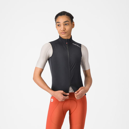 Gilet CASTELLI ESPRESSO 2 Donna Nero/Bianco