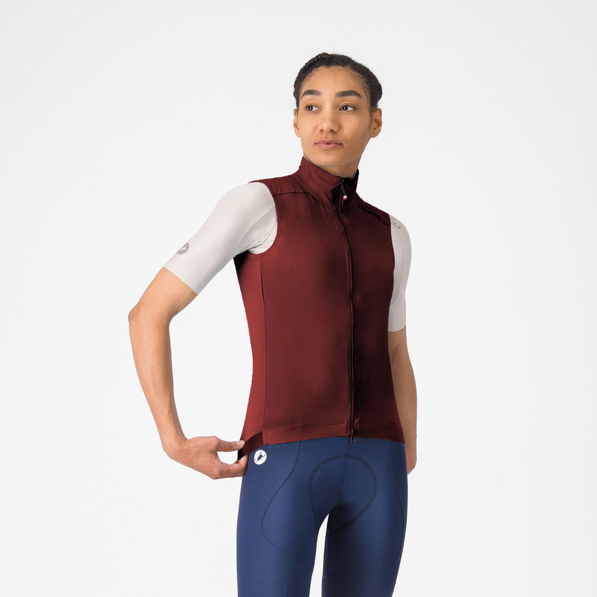 Gilet Senza Maniche CASTELLI ESPRESSO 2 Donna Bordeaux