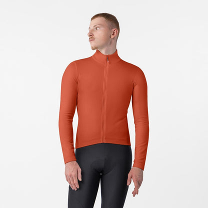 Maglia CASTELLI COMPETIZIONE THERMAL Maniche Lunghe Paprika