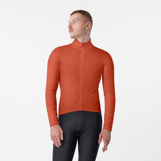 Maglia CASTELLI COMPETIZIONE THERMAL Maniche Lunghe Paprika