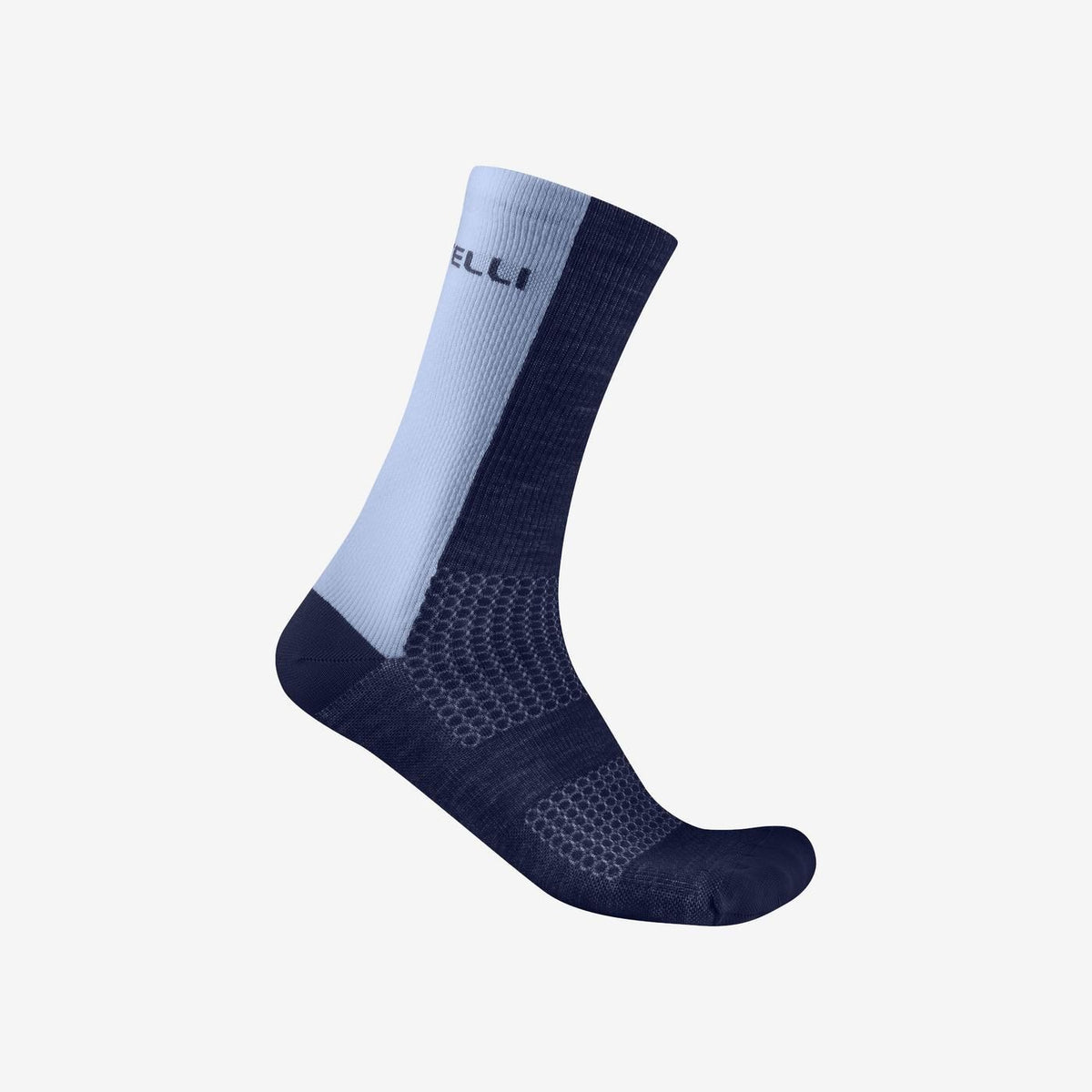 Calzini CASTELLI CASTELLI LOGO 18 MERINO Blu