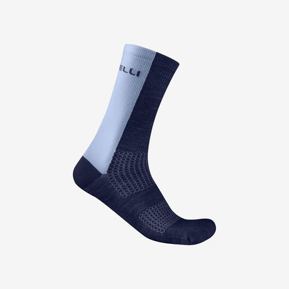 Calze CASTELLI LOGO 18 MERINO Blu