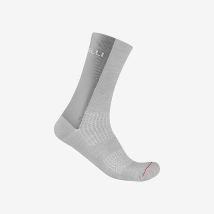 Calze CASTELLI LOGO 18 MERINO Grigio
