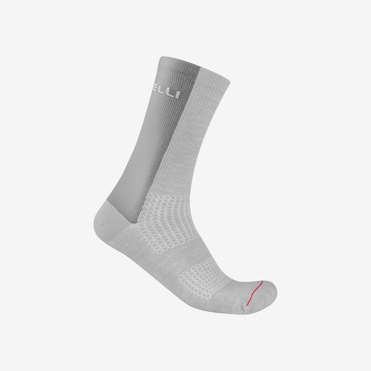 Calzini CASTELLI CASTELLI LOGO 18 MERINO Grigio