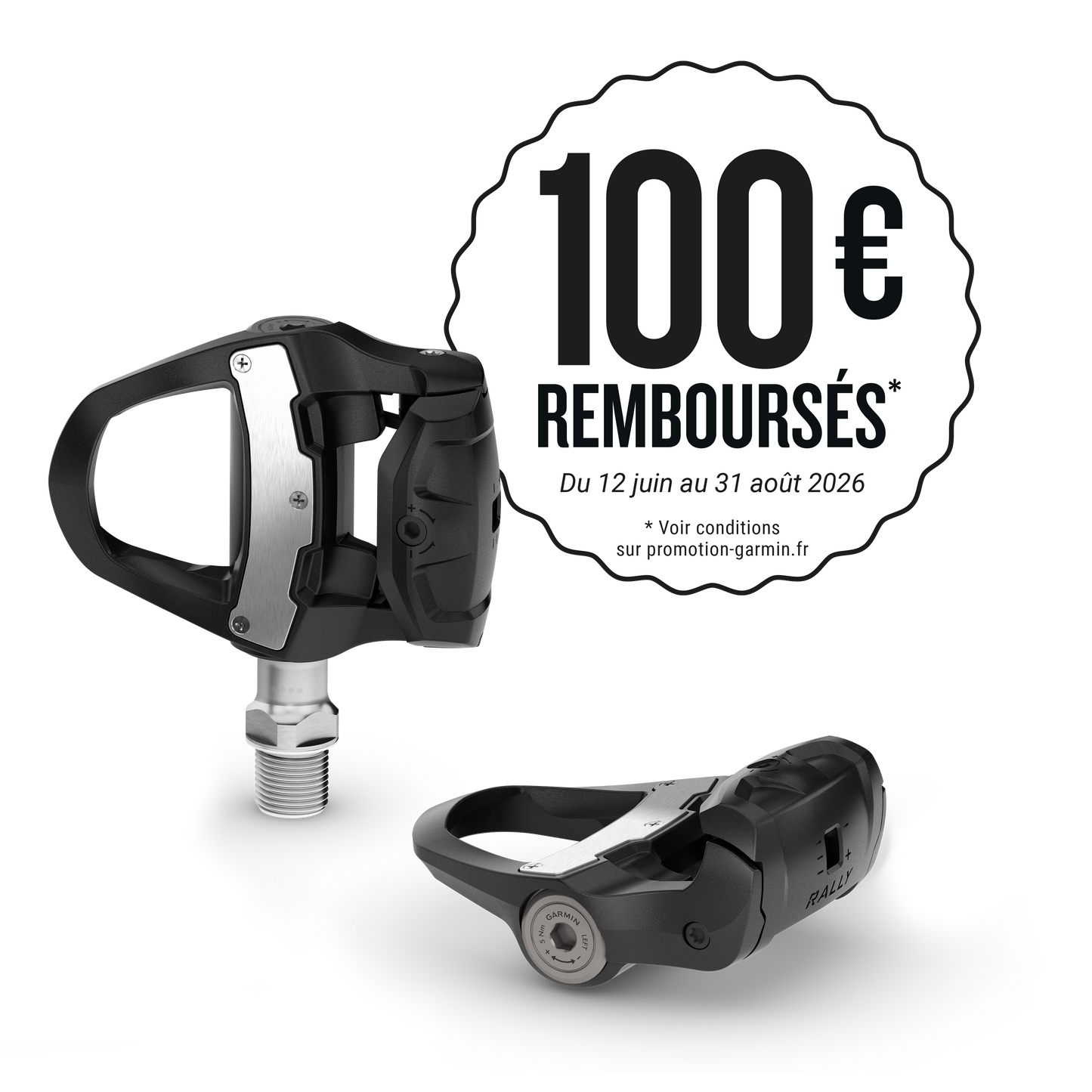 Pedali con sensore di potenza GARMIN RALLY RK 110