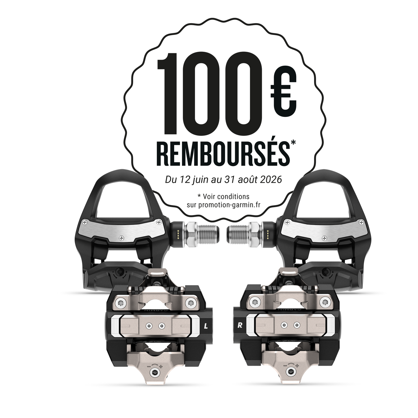 Kit pedale sensore di potenza GARMIN RALLY RK/XC 210