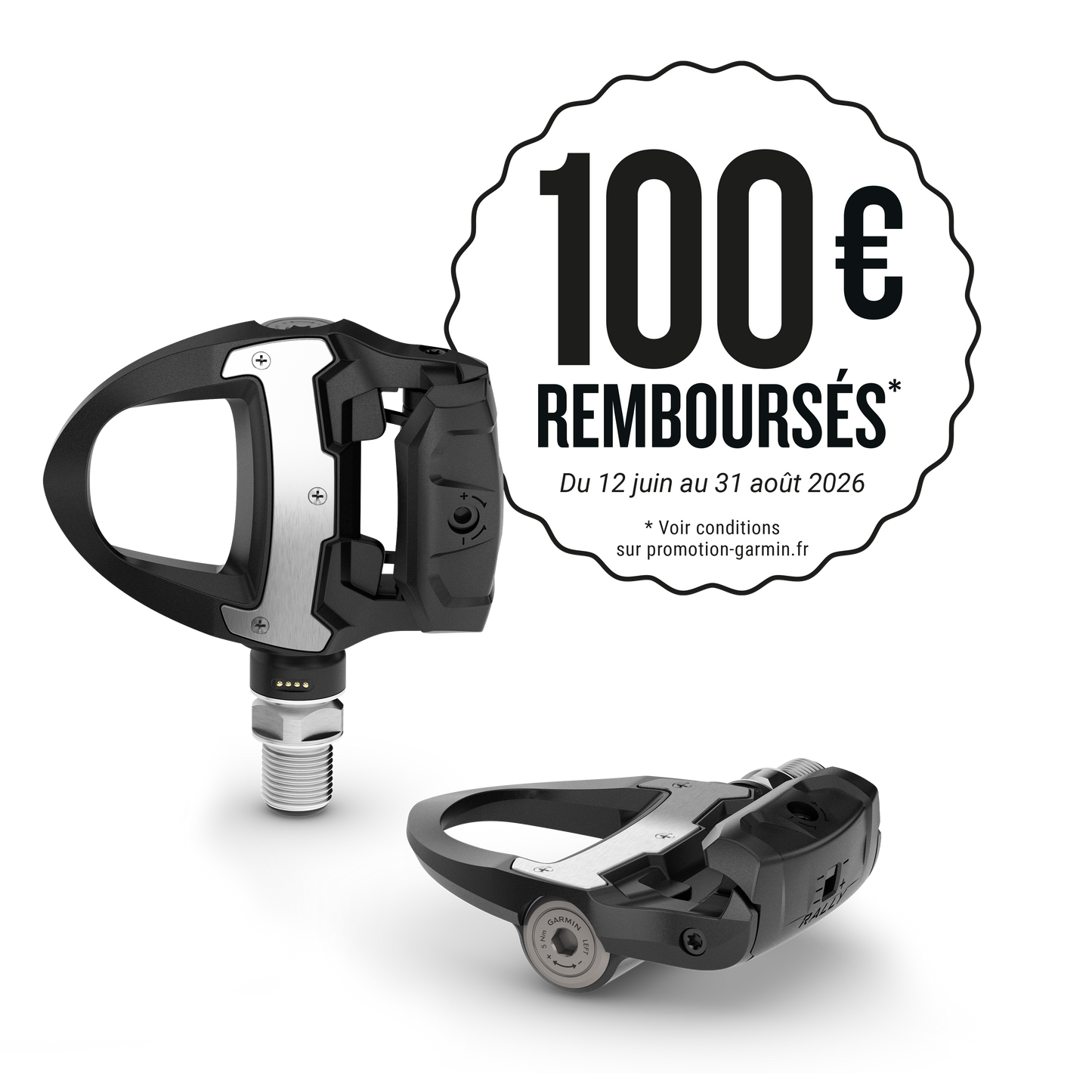 Pedali con sensore di potenza GARMIN RALLY RS 210
