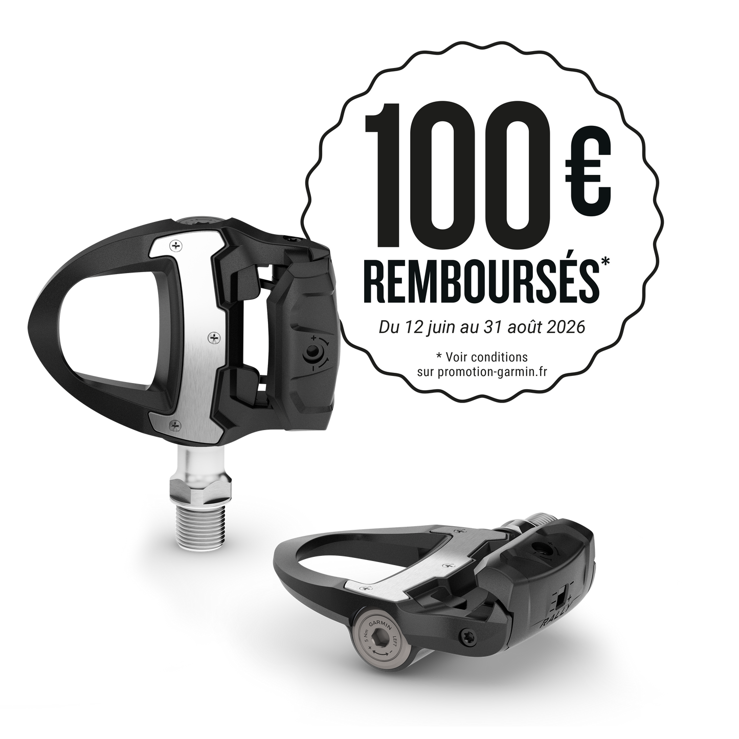 Pedali con sensore di potenza GARMIN RALLY RS 110
