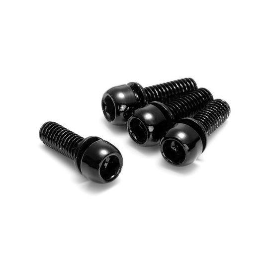 Set di 4 viti di fissaggio della staffa REVERSE M6 x 18 mm Nero