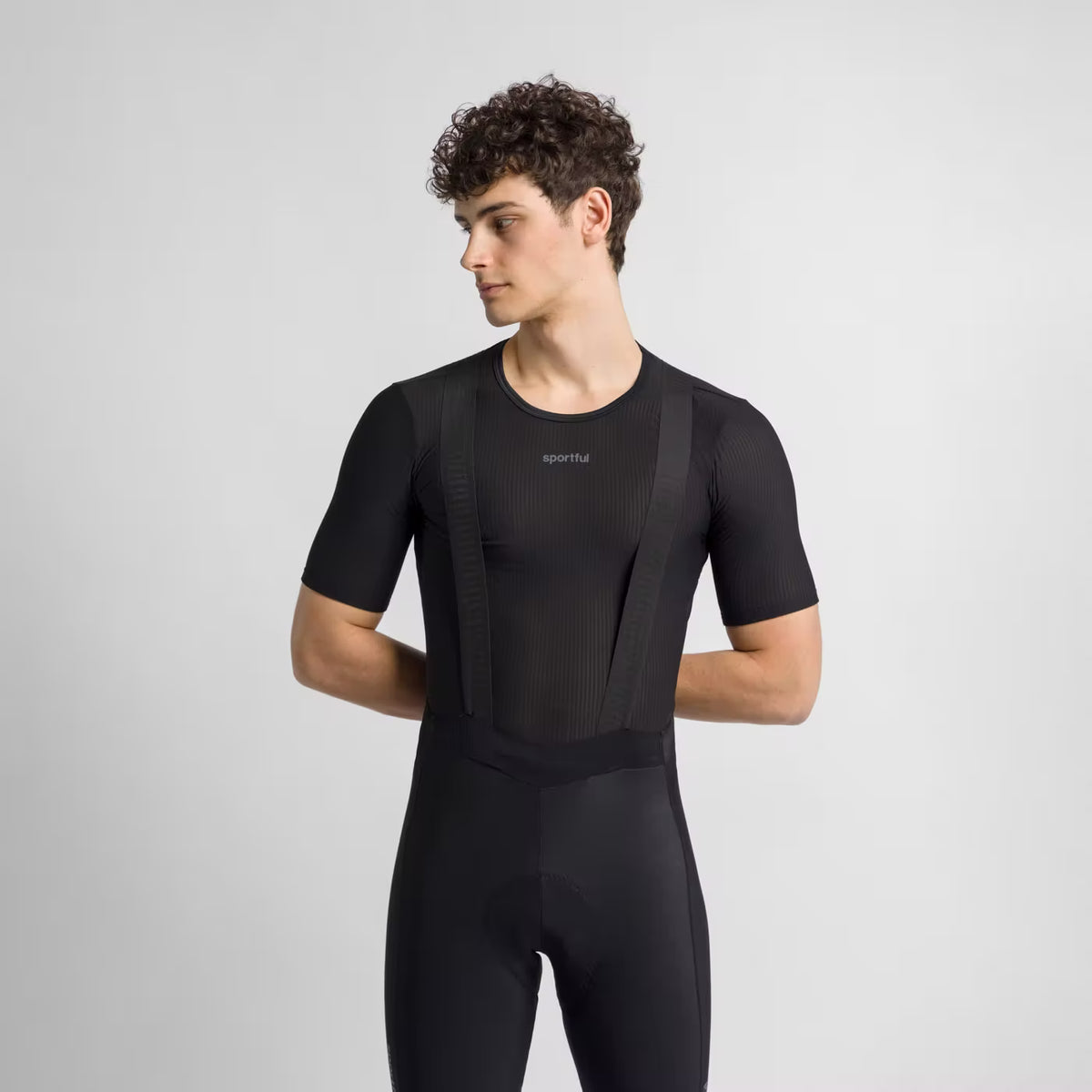 Maglia intima SPORTFUL WINTER a maniche corte nera
