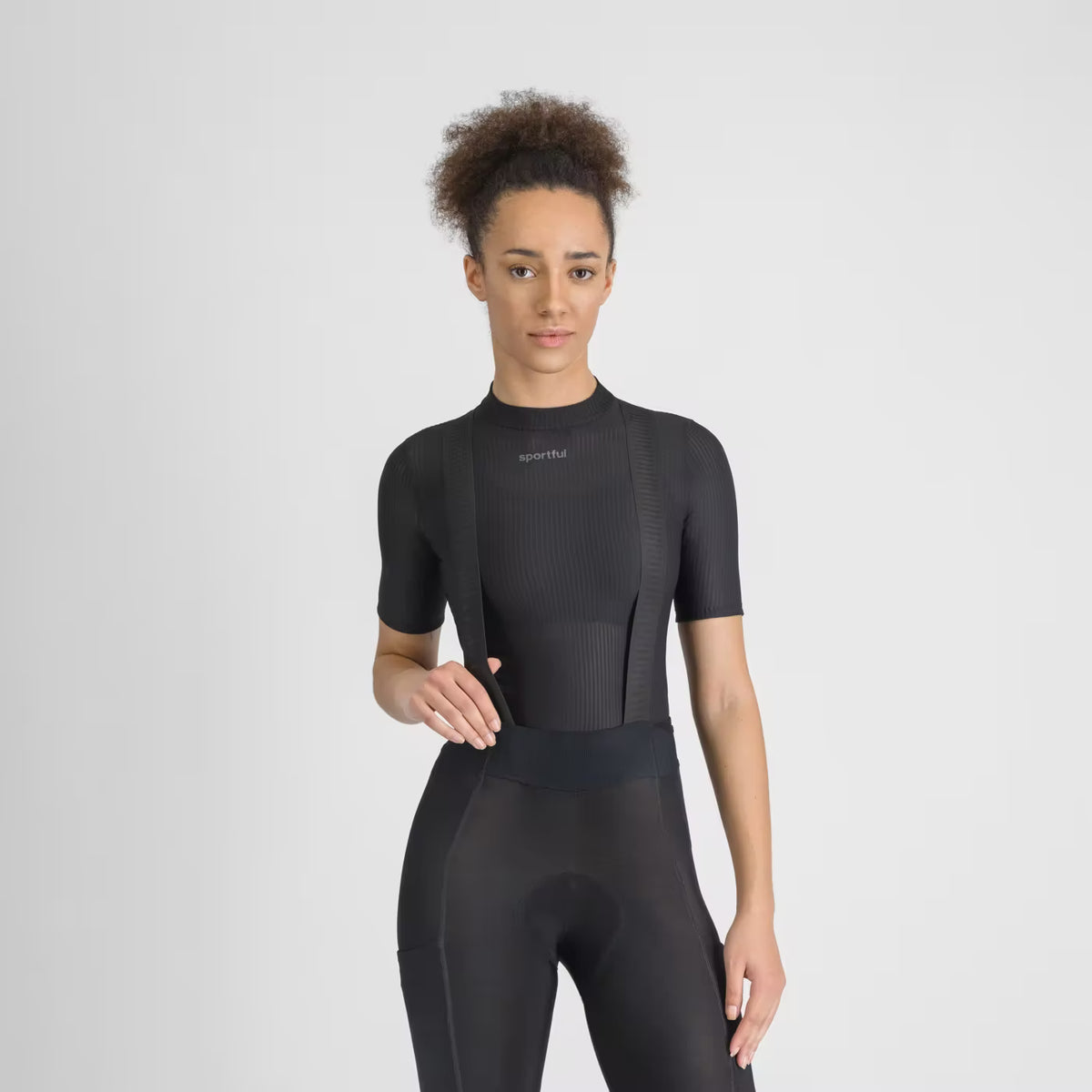 Intimo SPORTFUL invernale a maniche corte da donna nero