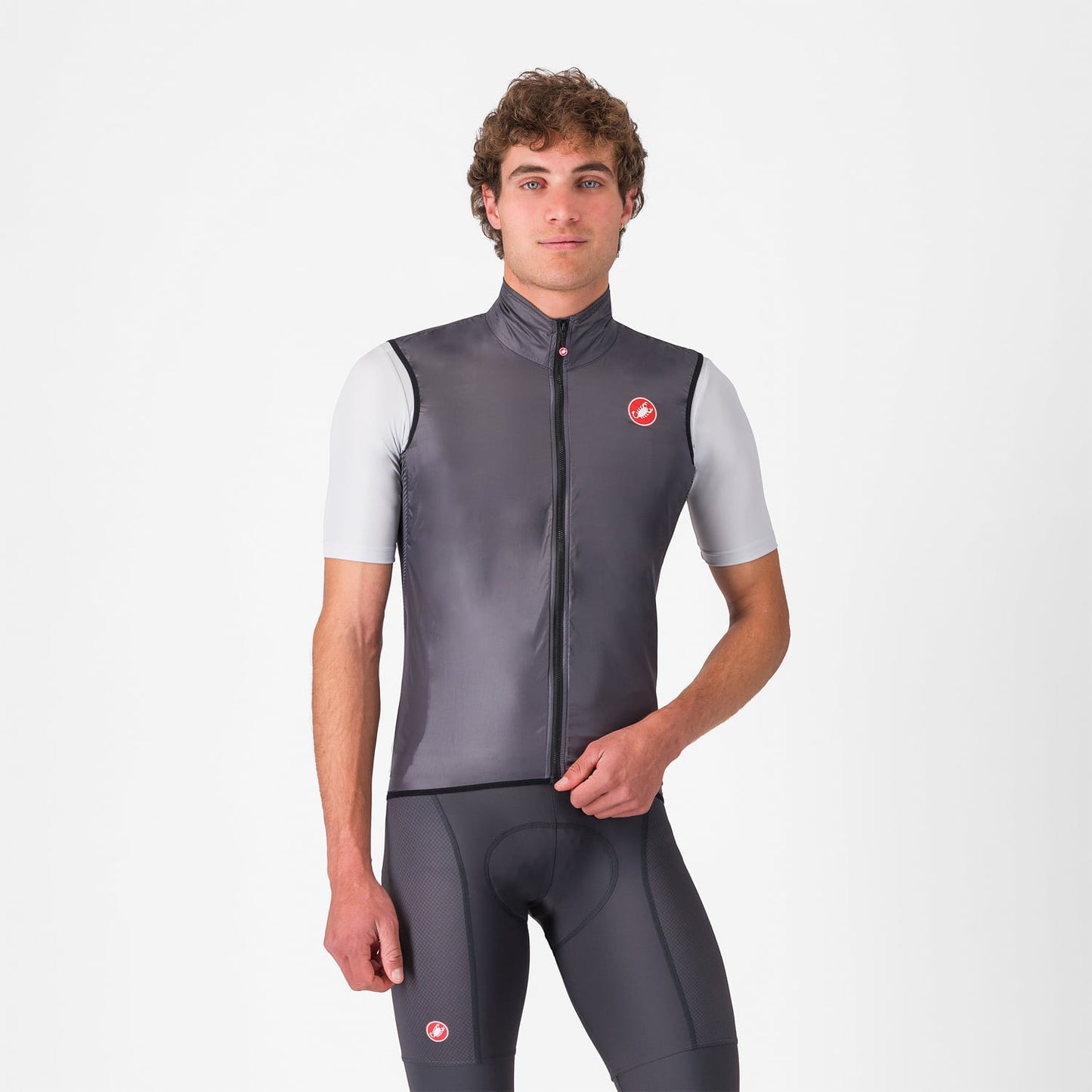 CASTELLI ARIA Gilet senza maniche Grigio scuro