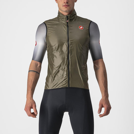 CASTELLI ARIA - Giacca senza maniche marrone