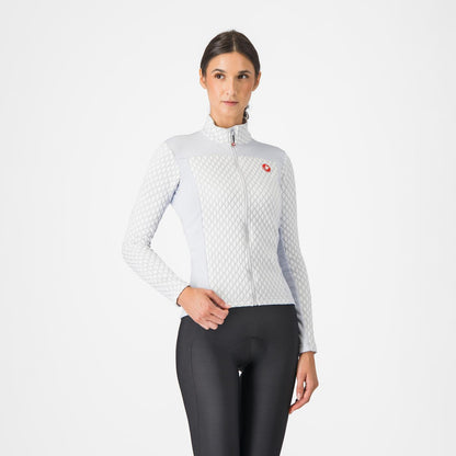 Maillot CASTELLI SFIDA 2 Femme Manches Longues Grigio Chiaro