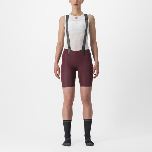CASTELLI FREE AERO RC W Salopette Donna Bordeaux
