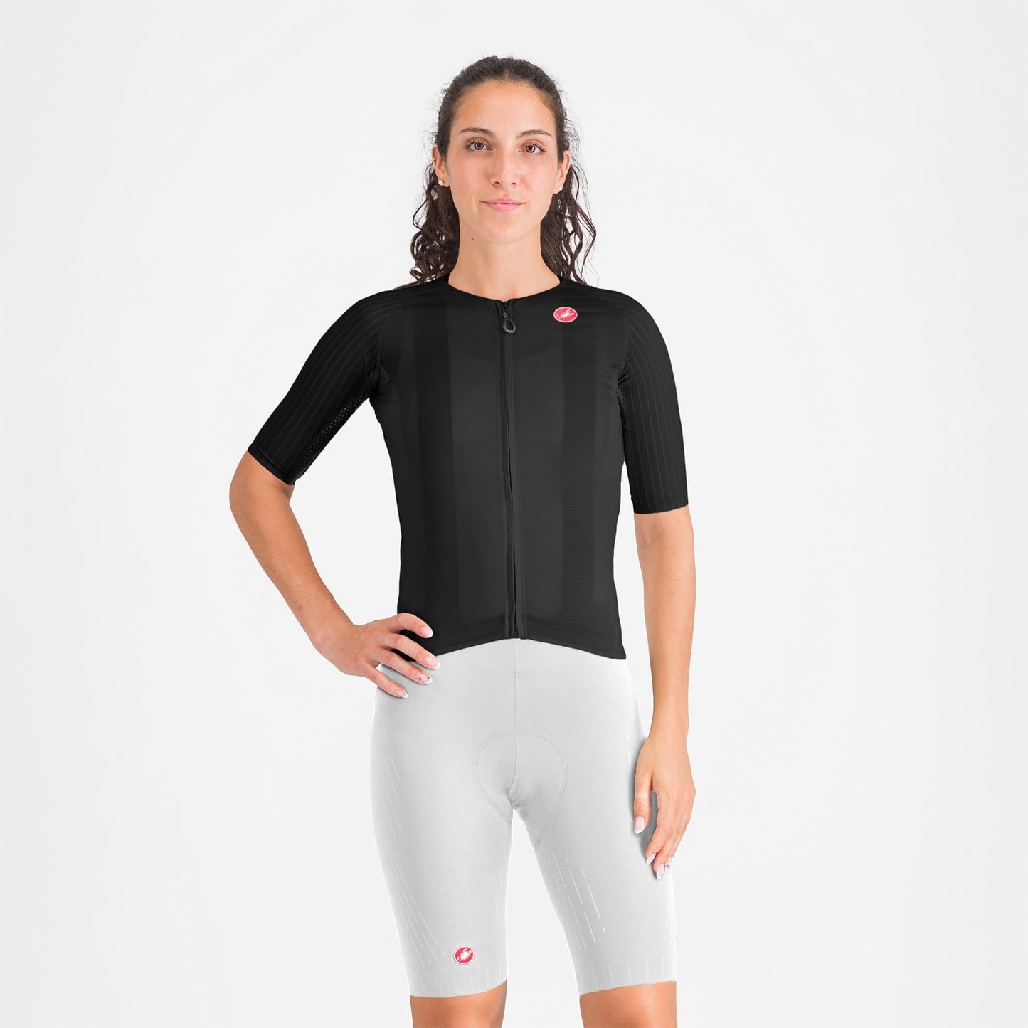 CASTELLI FREE AERO RACE S Bib Tight Donna Bianco