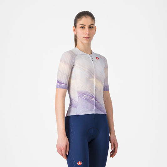 Maglia a maniche corte CASTELLI AERO PRO 8S Donna Multicolore