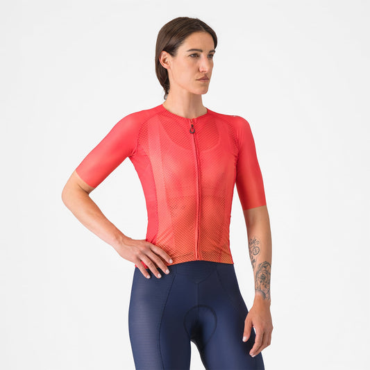 Maglia CASTELLI CLIMBER'S A/C Donna a manica corta Hibiscus