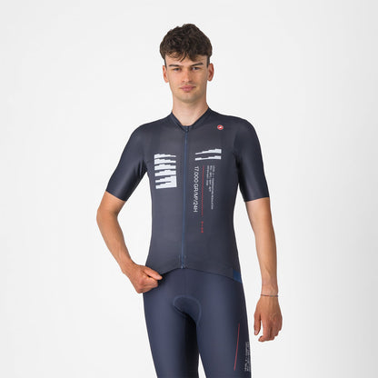 Maglia CASTELLI ESPRESSO R--A/D Maniche Corte Blu