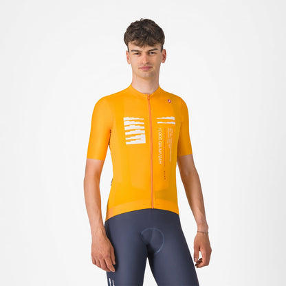 Maglia CASTELLI ESPRESSO R--A/D Maniche Corte Arancione