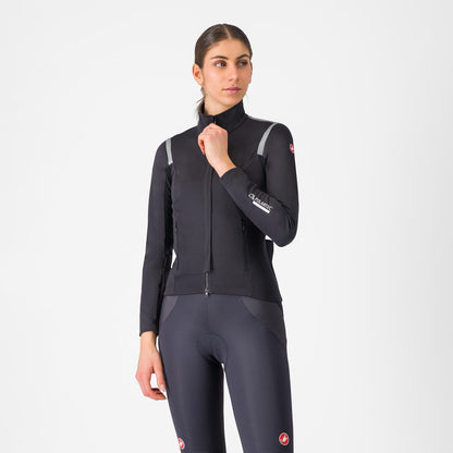 Giacca CASTELLI PERFETTO RoS 3 Donna Nero/Nero Reflex