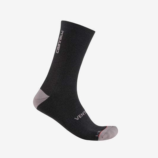 CASTELLI VENTI SOFT MERINO Calzini neri