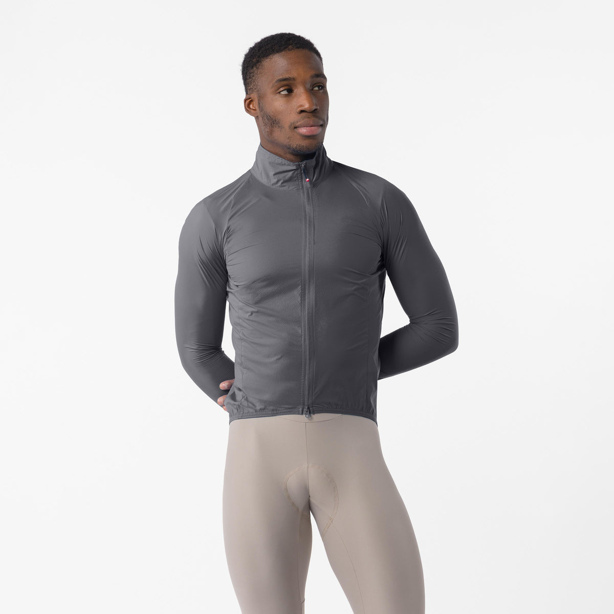Giacca CASTELLI TRANSITION AIR GRIGIA - vista frontale