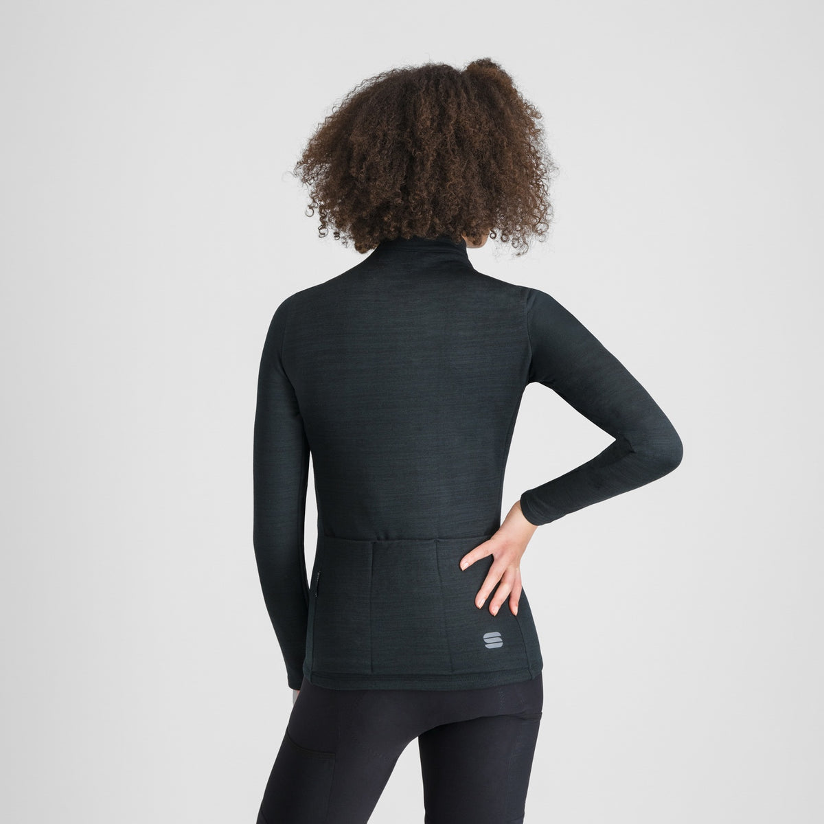 Maglia SPORTFUL SUPERGIARA WOOL da donna a maniche lunghe nera