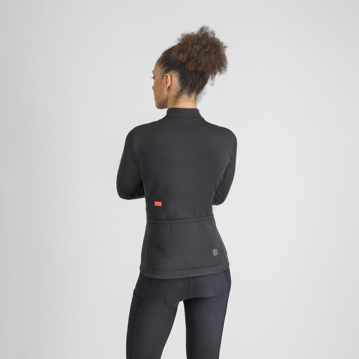 Maglia SPORTFUL CLASSIC da donna a maniche lunghe nera
